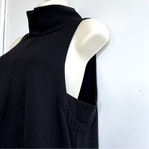 Free People Black High Neck Shift Dress Size S